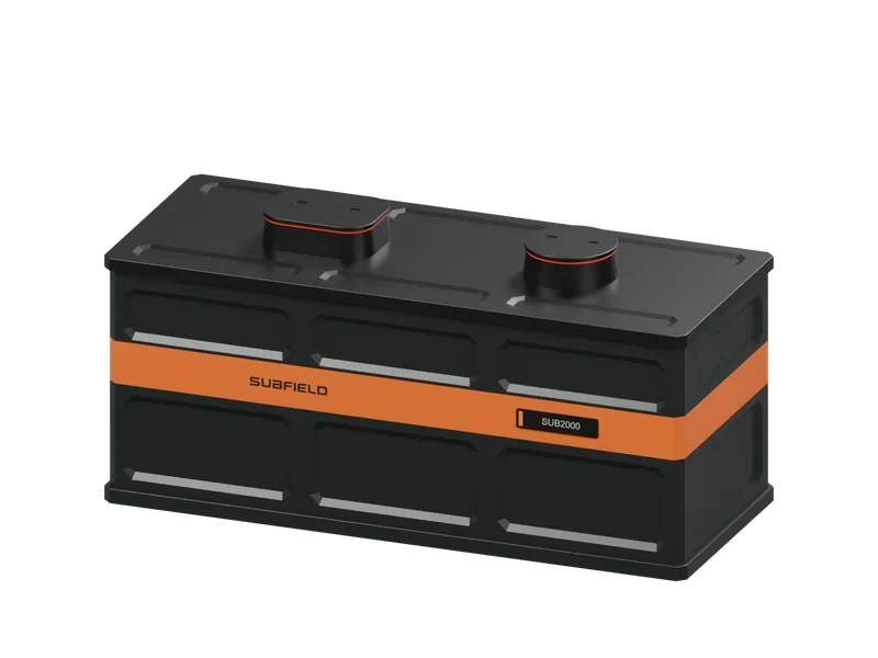 SUB2000 — Exterior hero. Development CAD; not a manufacturing release.