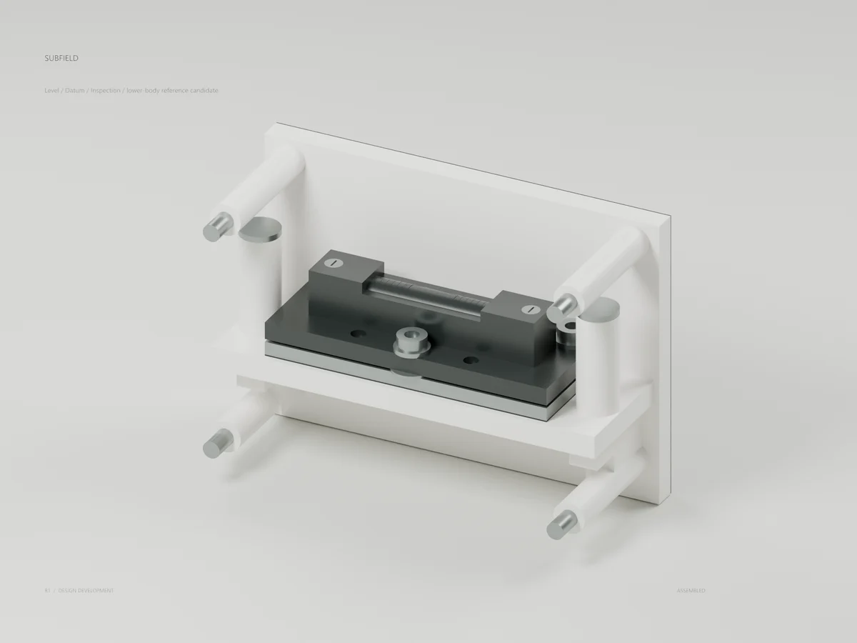 Fixed reference and replaceable carrier
