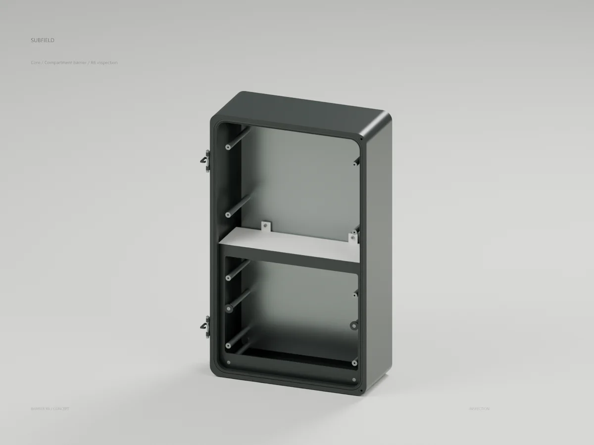 Core Compartment Barrier R6 / inspection