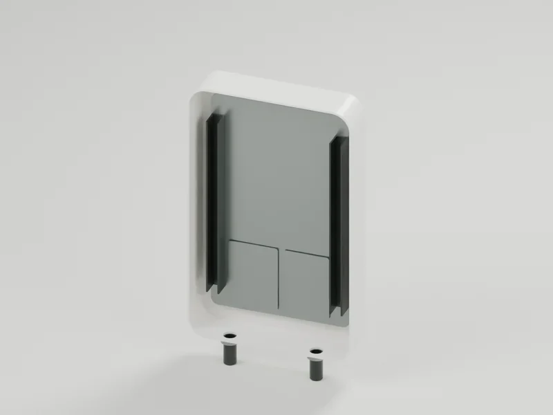 Controller — Longitudinal cutaway. Development CAD; not a manufacturing release.