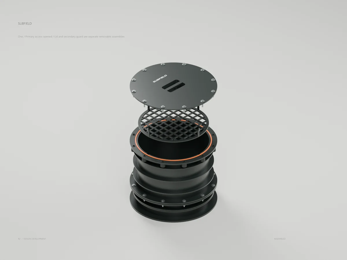 Access / independent guard and lid