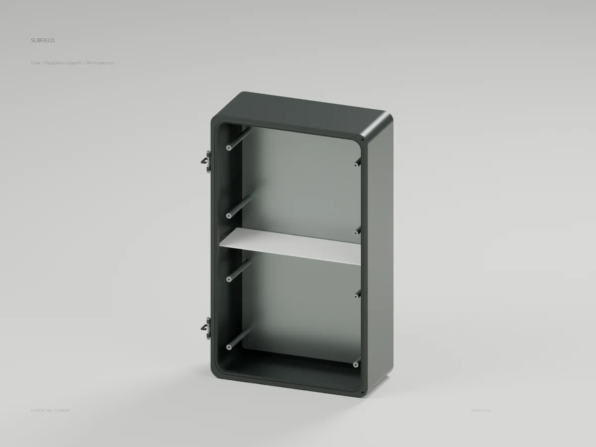 Core Faceplate Supports R4 / inspection